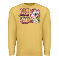 Antique Gold 100 magical days school Premium Sweatshirt - SublimationCraftShop