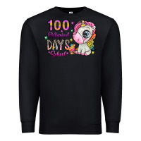 Black 100 magical days school Premium Sweatshirt - SublimationCraftShop