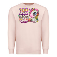 Pale Pink 100 magical days school Premium Sweatshirt - SublimationCraftShop