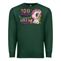 Sports Green 100 magical days school Premium Sweatshirt - SublimationCraftShop