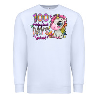 White 100 magical days school Premium Sweatshirt - SublimationCraftShop