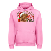 Fuchsia Pink merry christmas yall Urban Hoodie - CowGirlArtShop