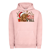 Pigment Salmon merry christmas yall Urban Hoodie - CowGirlArtShop