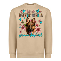 Mushroom life is better with a german shepherd Heavyweight Sweatshirt - Jasminsmagicworld