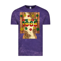 Cloud Purple juneteenth 1865 12 oz can cooler (regular) Vintage Tee - Artiststas