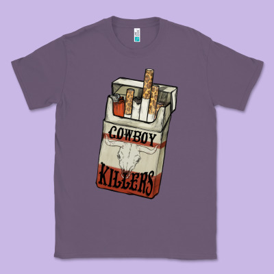 Cowboy Killers Cigarette Package Classic Tee Designed By Nancycooperartshop