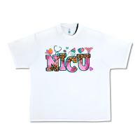 White nicu Urban Heavy Tee - AdoDesignShop