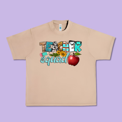 Teacher Squad Urban Heavy Tee Designed By Bundleandbundleshop