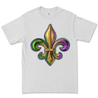 Dove Grey fleur de lis Premium Tee - RanaPortraitStore