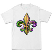 White fleur de lis Premium Tee - RanaPortraitStore