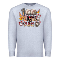 Heather Grey 100 of days runs Premium Sweatshirt - SublimationCraftShop