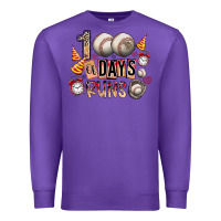 Purple 100 of days runs Premium Sweatshirt - SublimationCraftShop