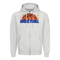 Basketball Zipper Hoodie | Teevron