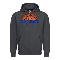 Smoke basketball Zipper Hoodie - MaliasSmallBusiness