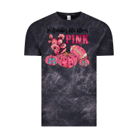 Cloud Black in october we wear pink Vintage Tee - JahusDesignShop