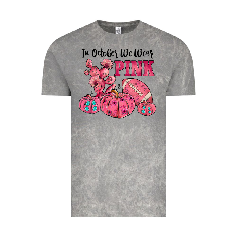 In October We Wear Pink Vintage Tee by JahusDesignShop | Teevron