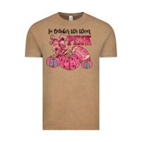 Vintage Coffee in october we wear pink Vintage Tee - JahusDesignShop