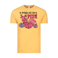 Vintage Mustard in october we wear pink Vintage Tee - JahusDesignShop
