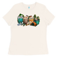 Bone camping coffee cups Ladies Tee - texasbilliewilder