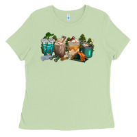 Matcha camping coffee cups Ladies Tee - texasbilliewilder