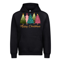 Black merry christmas trees Urban Hoodie - CowGirlArtShop