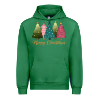 Emerald merry christmas trees Urban Hoodie - CowGirlArtShop