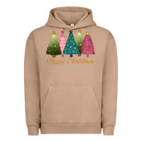Pigment Burro merry christmas trees Urban Hoodie - CowGirlArtShop