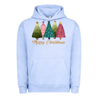 Pigment Grape Ice merry christmas trees Urban Hoodie - CowGirlArtShop