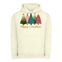 Pigment Pistachio merry christmas trees Urban Hoodie - CowGirlArtShop
