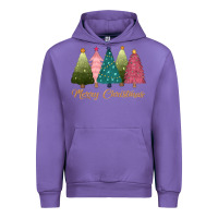 Tulip merry christmas trees Urban Hoodie - CowGirlArtShop