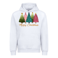 White merry christmas trees Urban Hoodie - CowGirlArtShop