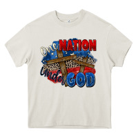 Cream one nation under god Heavy Core Tee - Zillion Design Studio