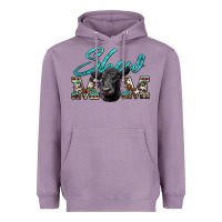 Lavender show mom aztec cowhide black angus Heavyweight Hoodie - Artiststas