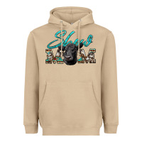 Mushroom show mom aztec cowhide black angus Heavyweight Hoodie - Artiststas