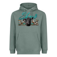 Sage show mom aztec cowhide black angus Heavyweight Hoodie - Artiststas