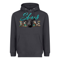 Smoke show mom aztec cowhide black angus Heavyweight Hoodie - Artiststas