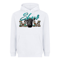 White show mom aztec cowhide black angus Heavyweight Hoodie - Artiststas