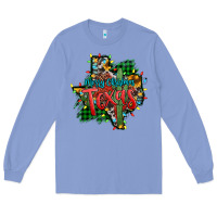 Colony Blue western desert christmas texas map Long Sleeve Tee - Jasminsmagicworld