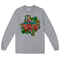 Heather Grey western desert christmas texas map Long Sleeve Tee - Jasminsmagicworld