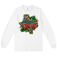 White western desert christmas texas map Long Sleeve Tee - Jasminsmagicworld