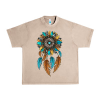 French Oak dreamer catcher sunflower Urban Heavy Tee - JahusDesignShop