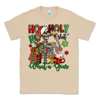Mushroom ho ho holy shit what a year christmas skeleton Classic Tee - Jasminsmagicworld