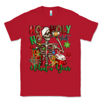 Red ho ho holy shit what a year christmas skeleton Classic Tee - Jasminsmagicworld