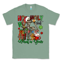 Sage ho ho holy shit what a year christmas skeleton Classic Tee - Jasminsmagicworld