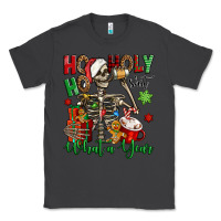Smoke ho ho holy shit what a year christmas skeleton Classic Tee - Jasminsmagicworld