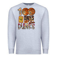 Heather Grey 100 of days slam dunks Premium Sweatshirt - SublimationCraftShop