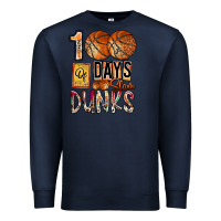 Navy 100 of days slam dunks Premium Sweatshirt - SublimationCraftShop