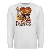 Oatmeal Heather 100 of days slam dunks Premium Sweatshirt - SublimationCraftShop
