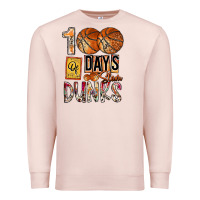 Pale Pink 100 of days slam dunks Premium Sweatshirt - SublimationCraftShop