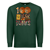 Sports Green 100 of days slam dunks Premium Sweatshirt - SublimationCraftShop
